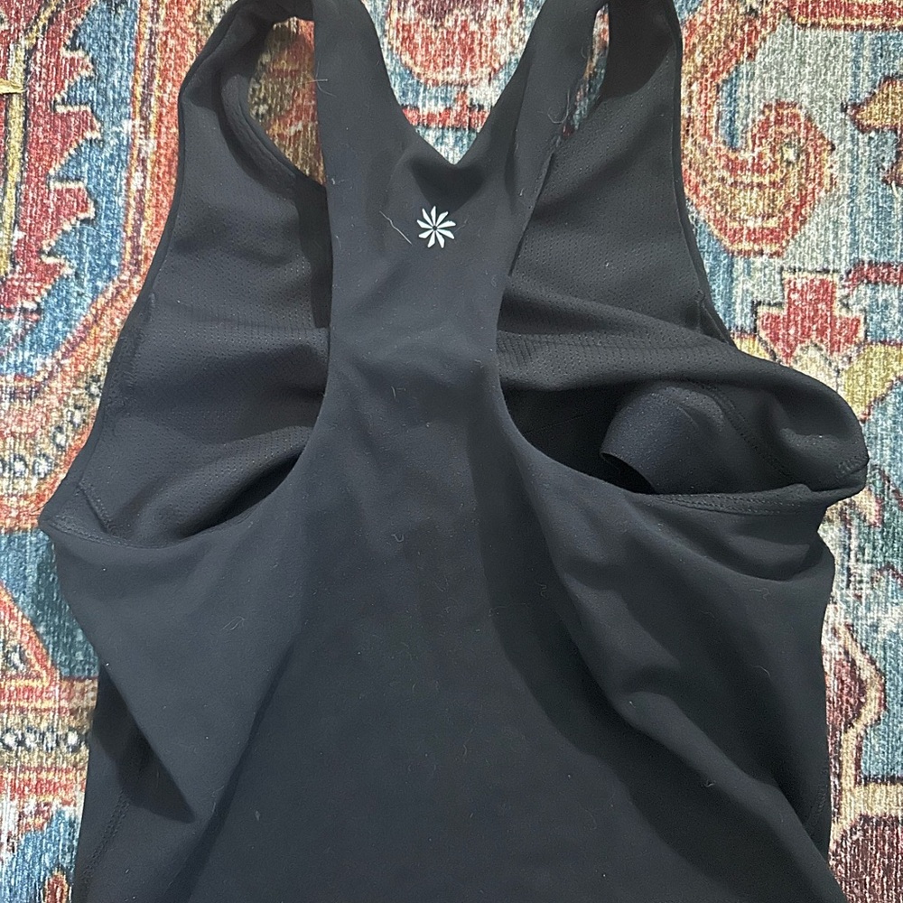 Athleta Black Racerback Tank Top - Picture 3 of 4